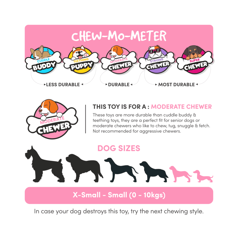 Fofos Vegi-Bites Corn Dog Chew Toy