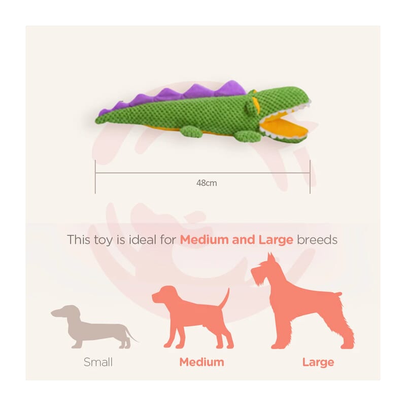 Barkbutler Aly The Gator Chew Toy - Wagr Petcare