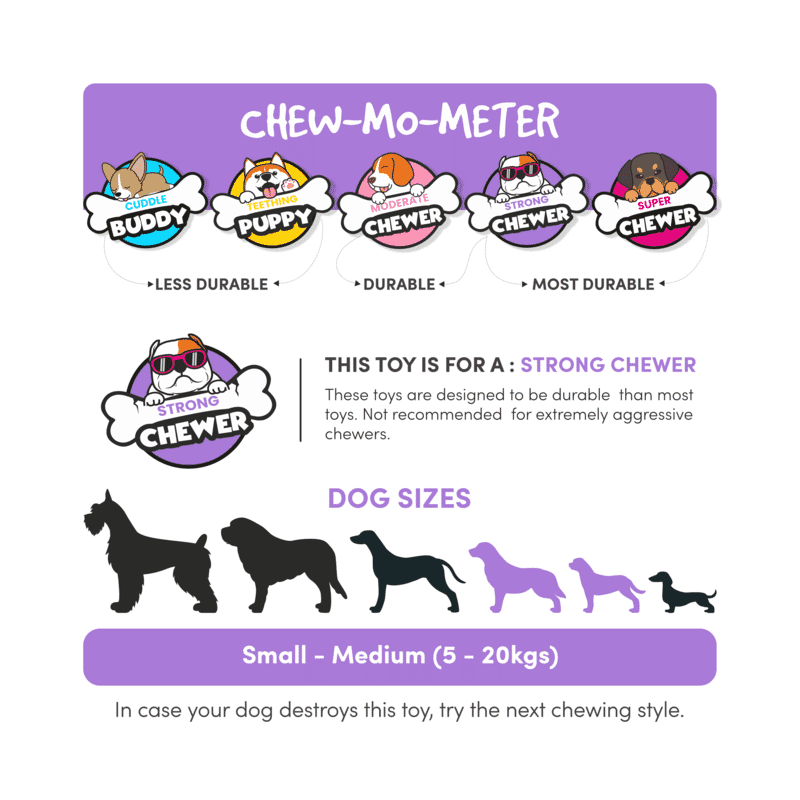 Barkbutler Basics - Just A Fooball Chew Toy - Wagr Petcare