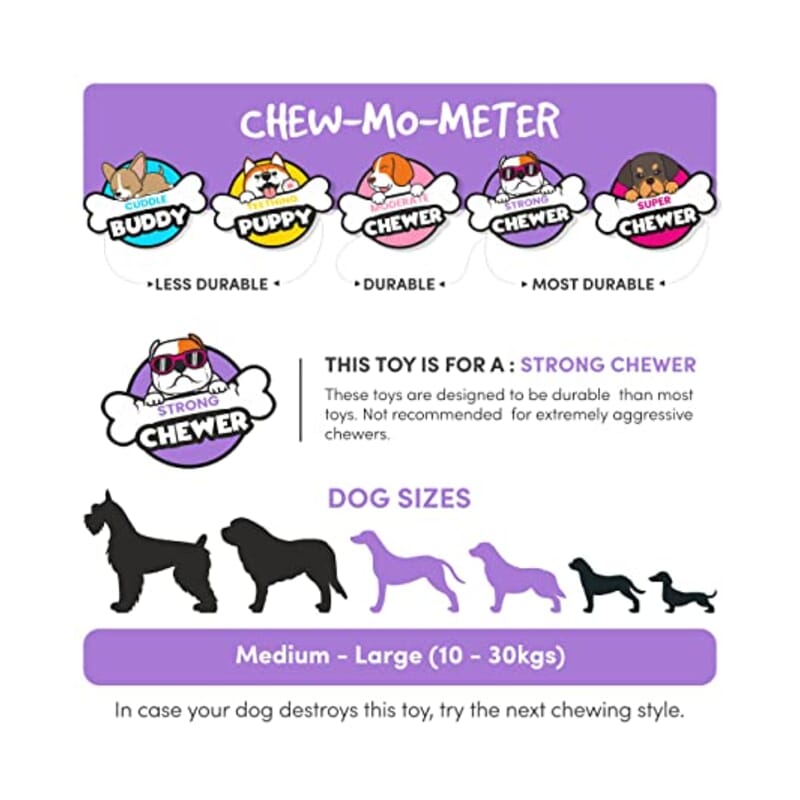 Barkbutler Chu the Bone Chew Toy for Medium/Large Dogs - Wagr Petcare