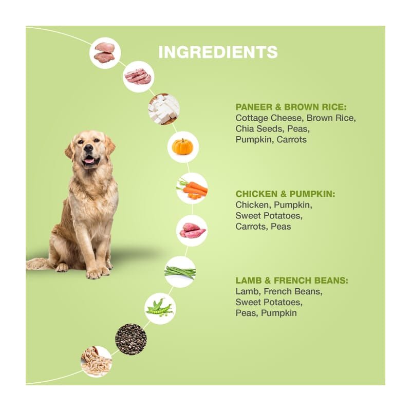 Benny's Bowl Delicious Fresh Dog Food - Assorted Combo - Wagr - The Smart Petcare Platform