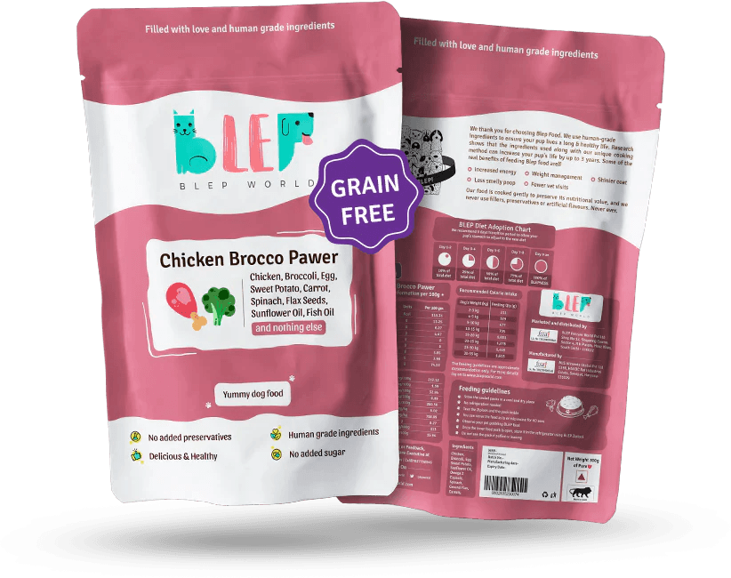 BLEP Chicken Brocco Pawer for Dogs - Wagr Petcare