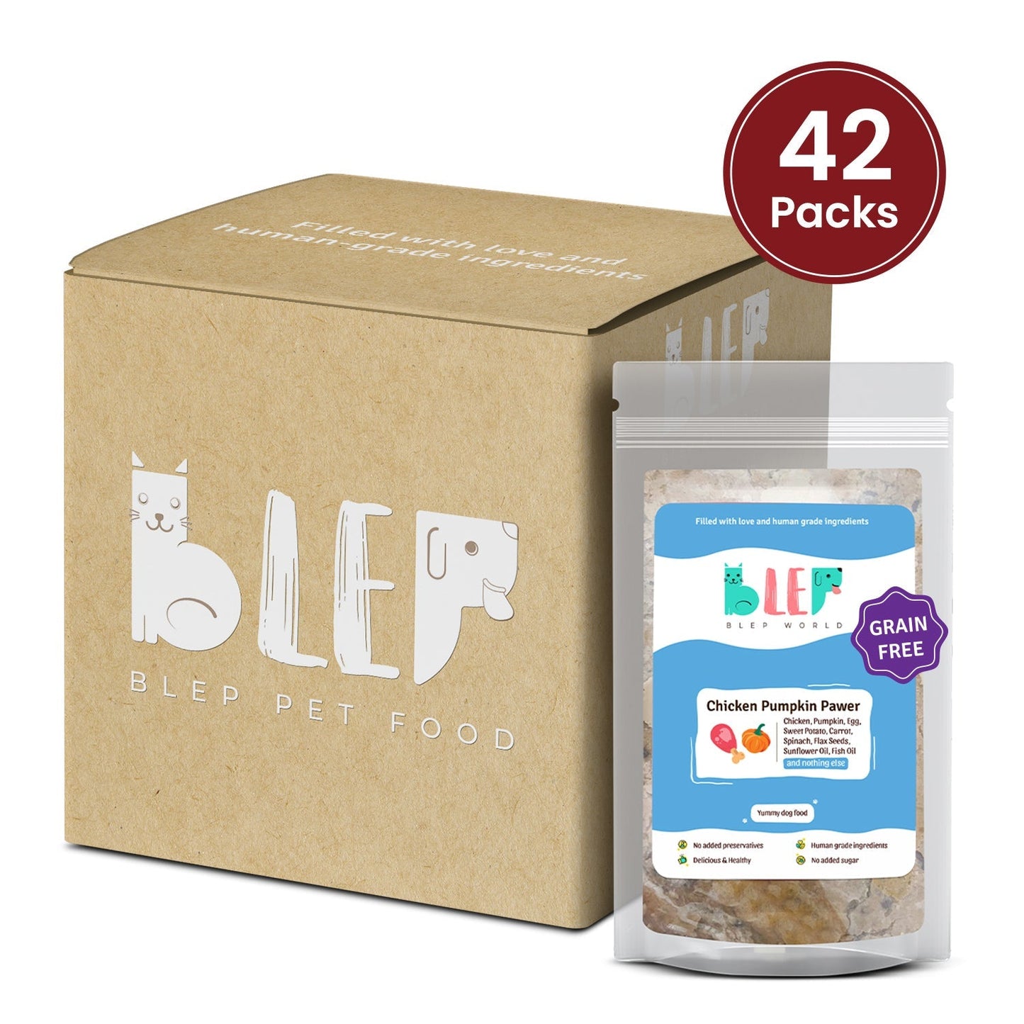 BLEP Chicken Pumpkin Pawer for Dogs - Wagr Petcare