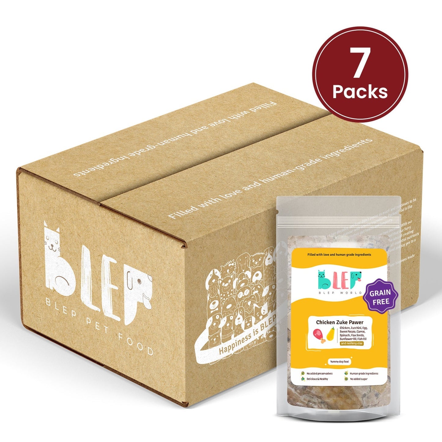 BLEP Chicken Zuke Pawer for Dogs - Wagr Petcare