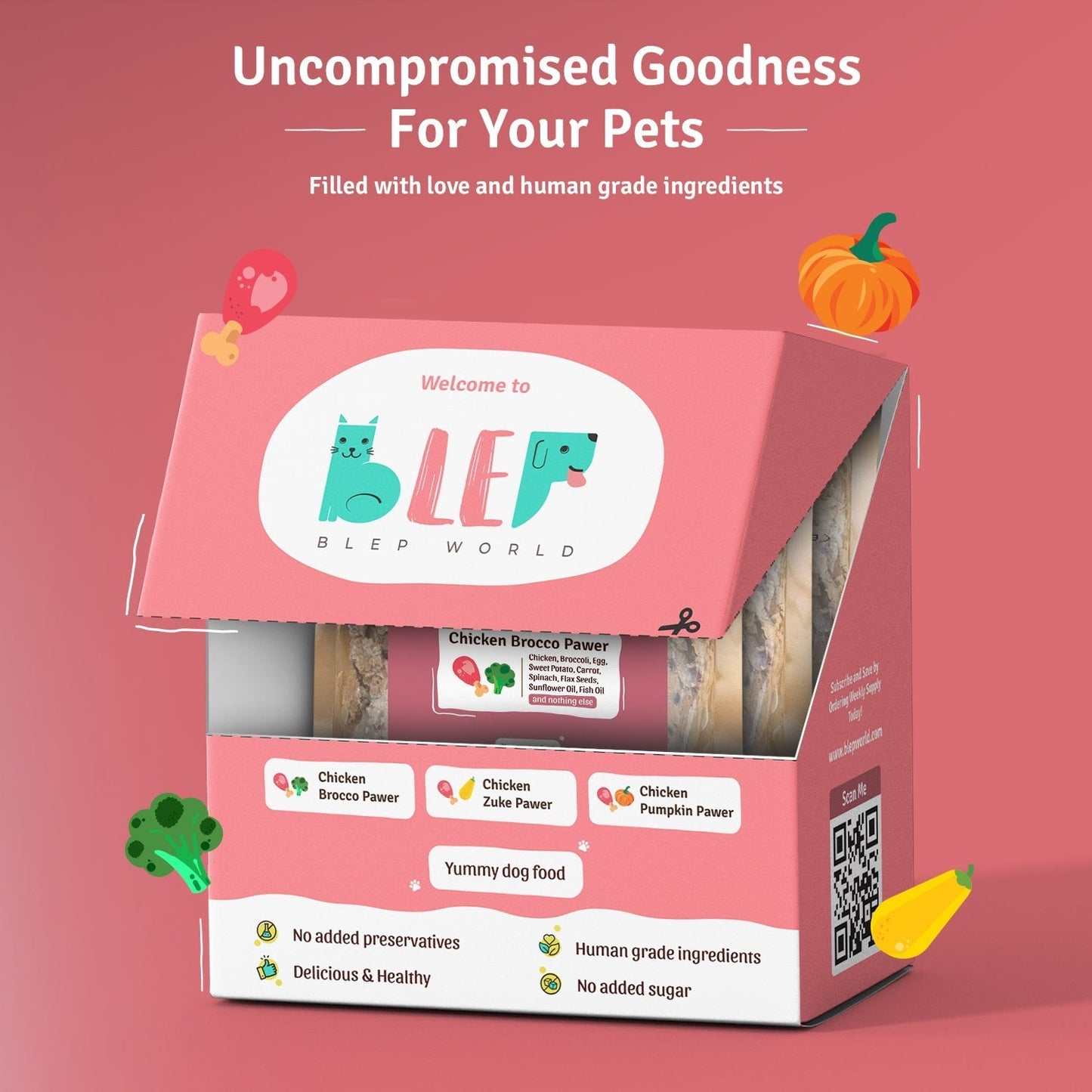 BLEP Dog Food Trial Box (Pack of 6) - Wagr Petcare