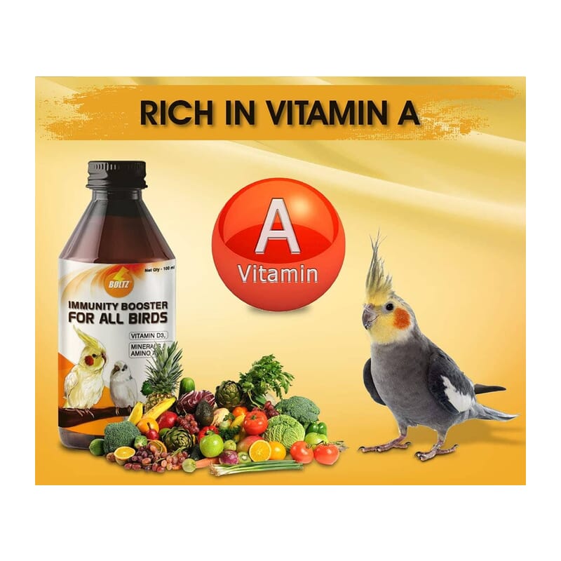 Boltz Immunity Boosters for All Birds - Wagr - The Smart Petcare Platform