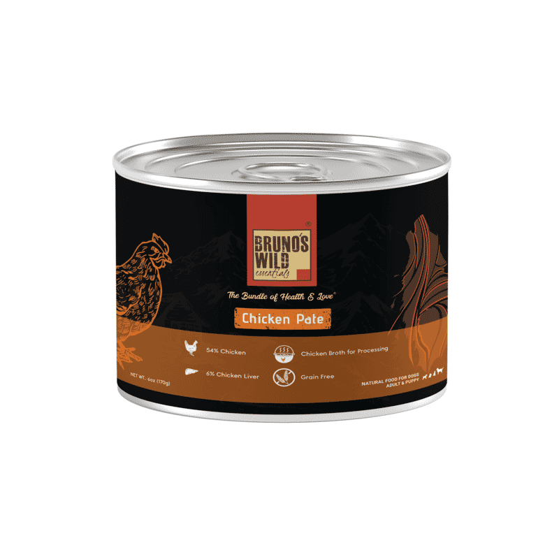 Bruno's Wild Essentials - Chicken Pate Wet Dog Food - Wagr Petcare