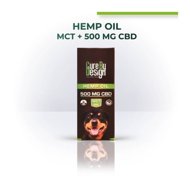 Cure By Design Hemp Oil with 500mg CBD (MCT) - Wagr - The Smart Petcare Platform
