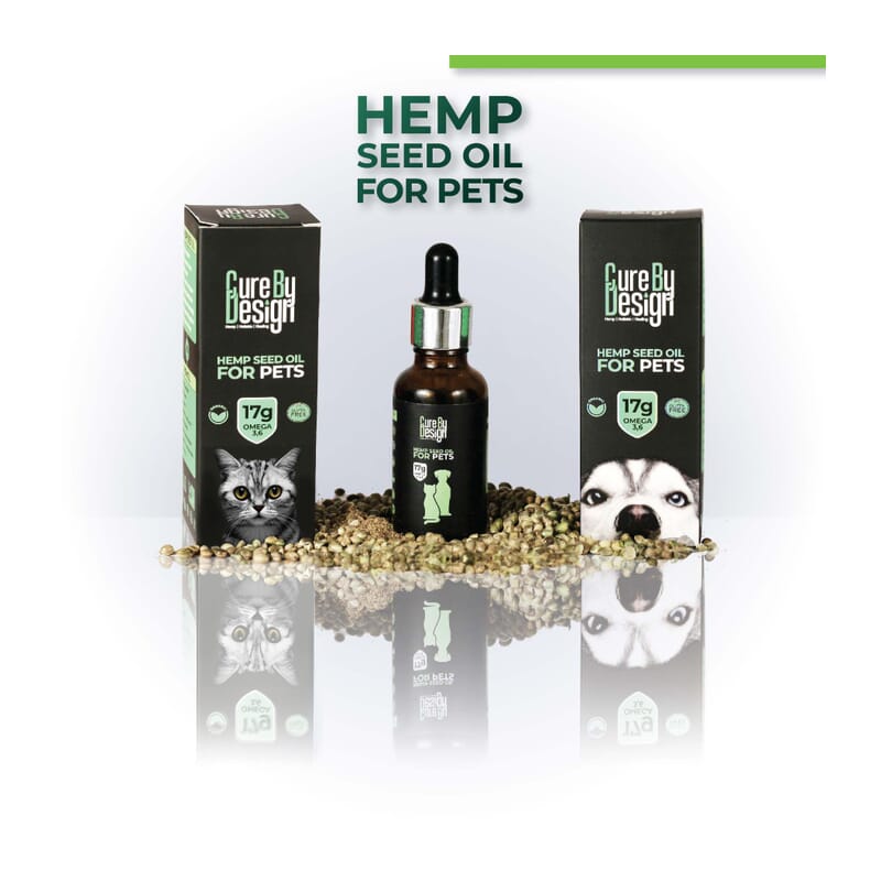 Cure By Design Hemp Seed Oil - Pets - Wagr - The Smart Petcare Platform