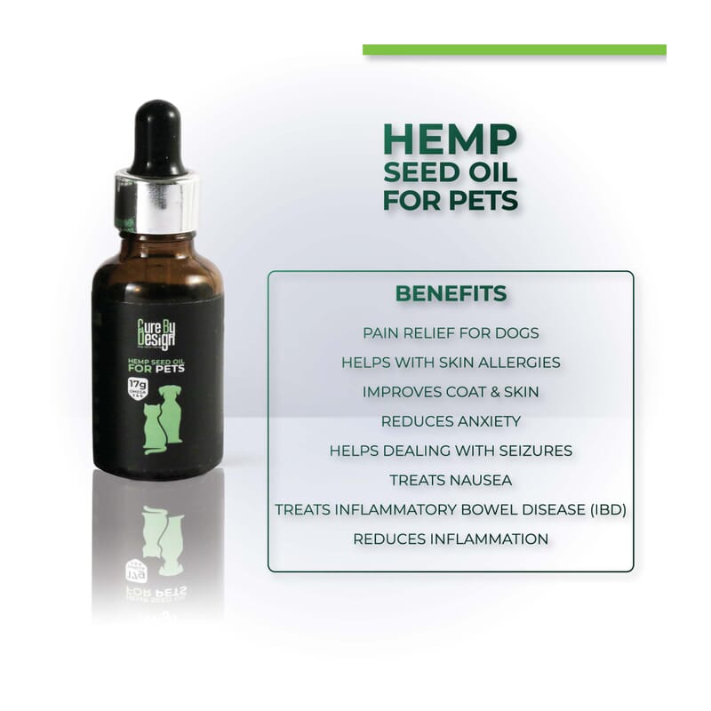 Cure By Design Hemp Seed Oil - Pets - Wagr - The Smart Petcare Platform