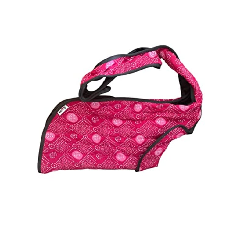 Flury Cotton Quilted Coat for Dogs Single Strap - Bandhani - Wagr Petcare