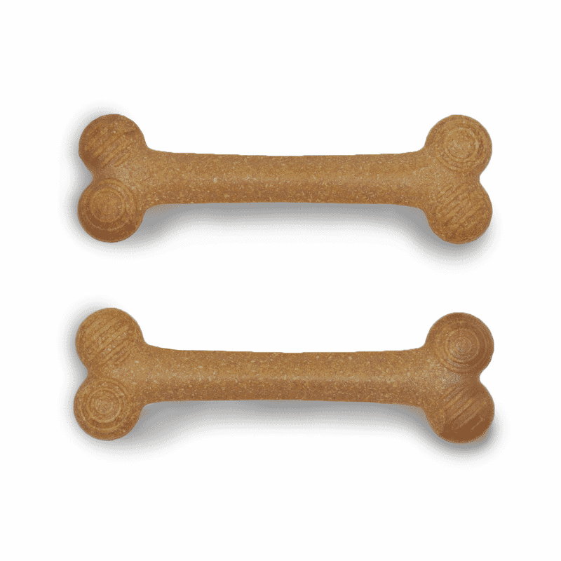 Fofos Bone Twins Woodplay Chew Toy - Wagr Petcare