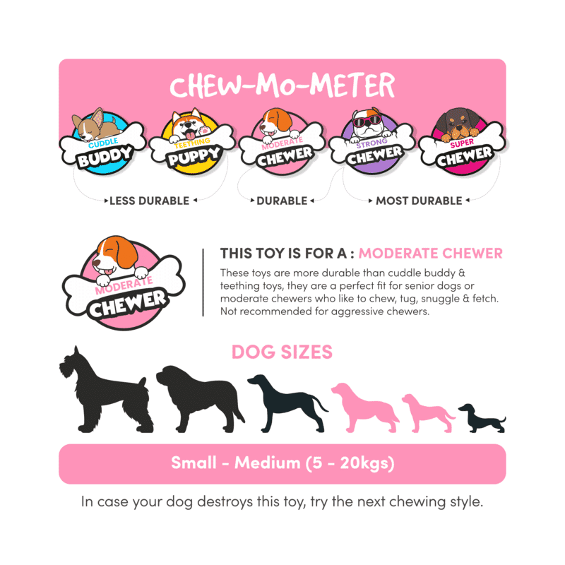 Fofos Flossy Rope DogToy - Wagr Petcare