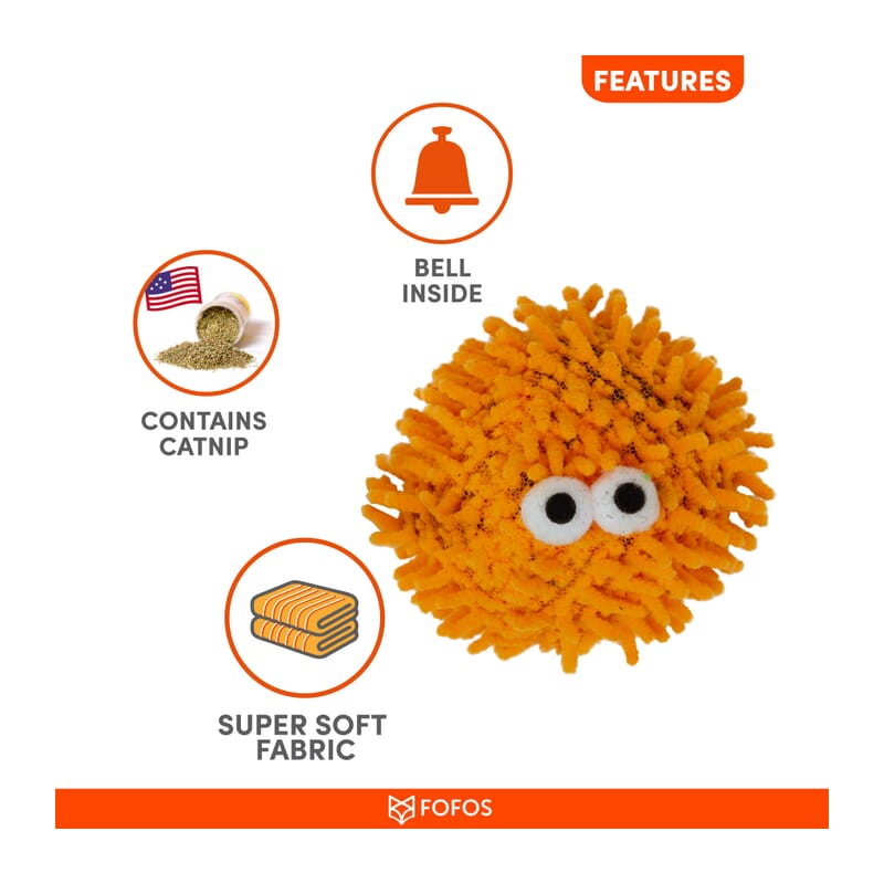 Fofos Geek Ball Cat Toy, 24 pieces at 105 Rs. per piece - Wagr Petcare
