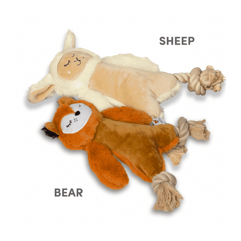 Fofos Ropeleg Plush Sheep Dog Toy - Wagr Petcare