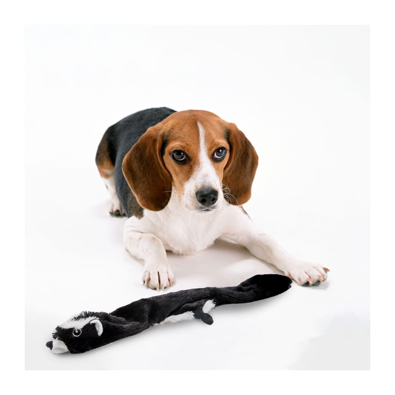 Fofos Skinneez Skunk Dog Toy - Wagr Petcare