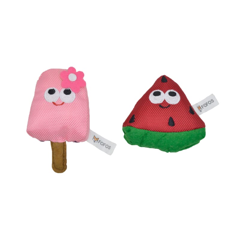 Fofos Summer Cat Toy - Watermelon with Popsicle - Wagr Petcare