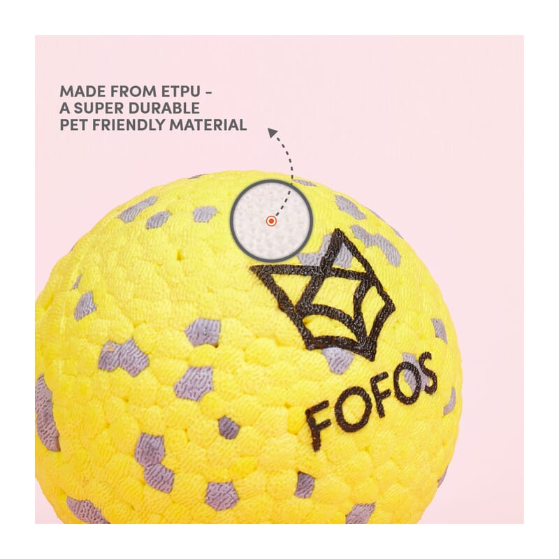 Fofos Super Bounce Ball Small Dog Chew Toy - Wagr Petcare