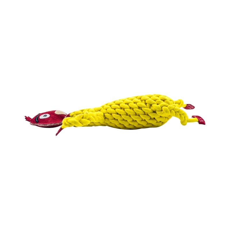 Forfurs Knotty Chicken Rope and Leather Dog Toy - Wagr - The Smart Petcare Platform