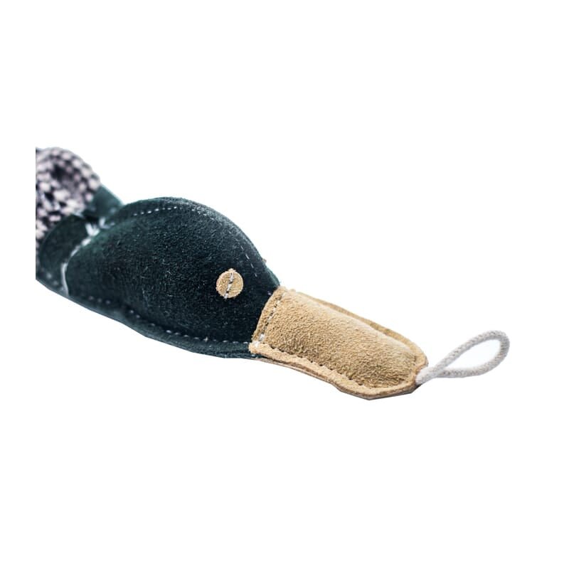 Forfurs Knotty Crinkle Duck Rope and Leather Dog Toy - Wagr - The Smart Petcare Platform