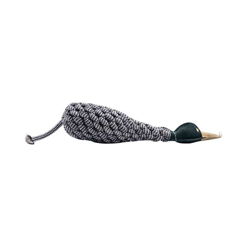 Forfurs Knotty Crinkle Duck Rope and Leather Dog Toy - Wagr - The Smart Petcare Platform