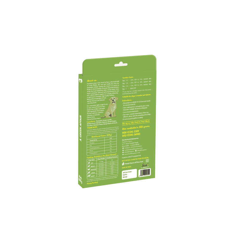 Fresh for Paws A Green Affair - 300 gm - Wagr Petcare