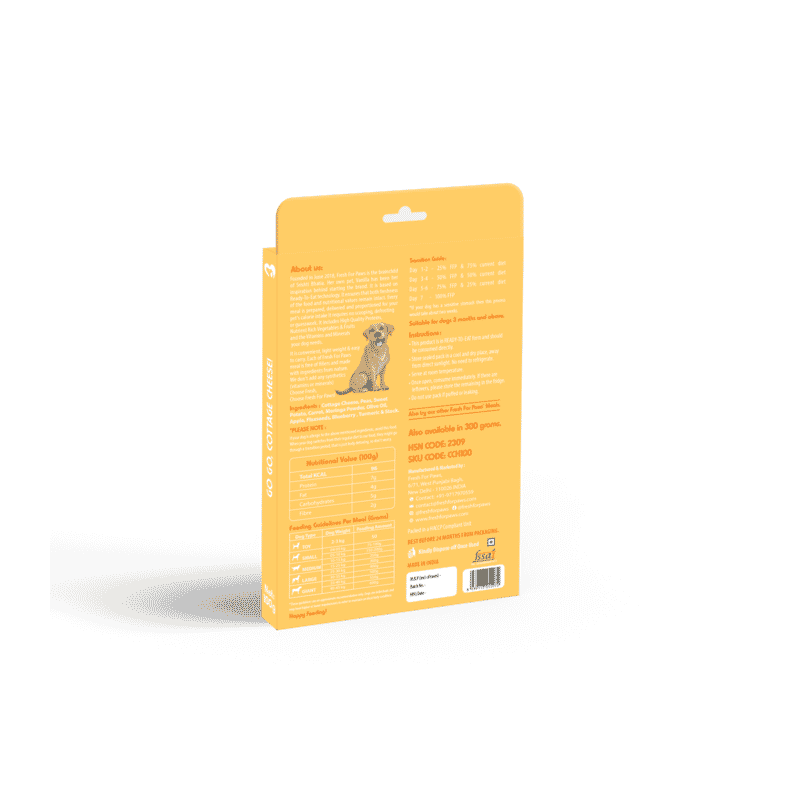 Fresh for Paws Go, Go, Cottage Cheese - Wagr - The Smart Petcare Platform