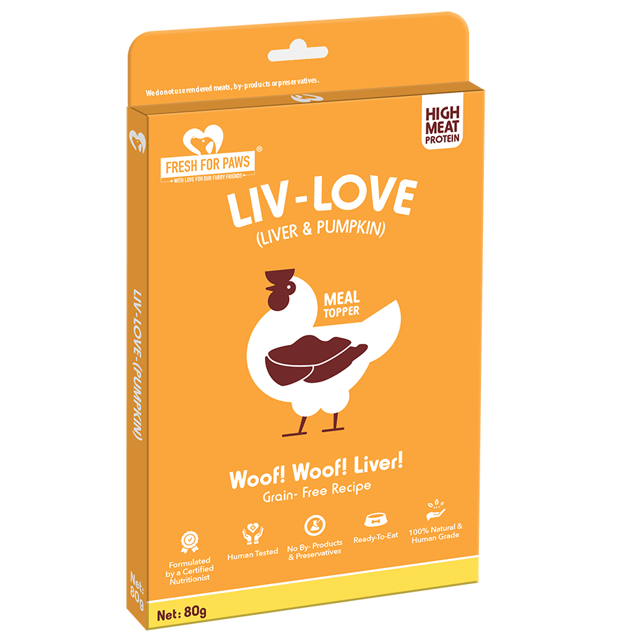 Fresh for Paws' Liv-Lov Food Topper Combo - Pumpkin and Carrot Recipe - Wagr Petcare