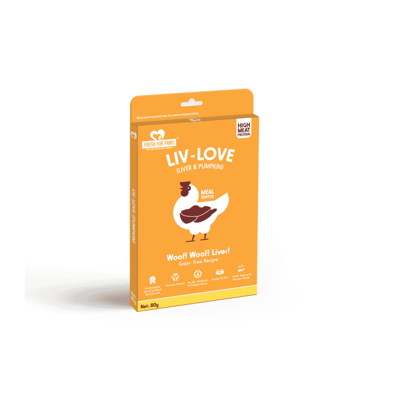 Fresh for Paws Liv- Love, 80 gram - Wagr - The Smart Petcare Platform