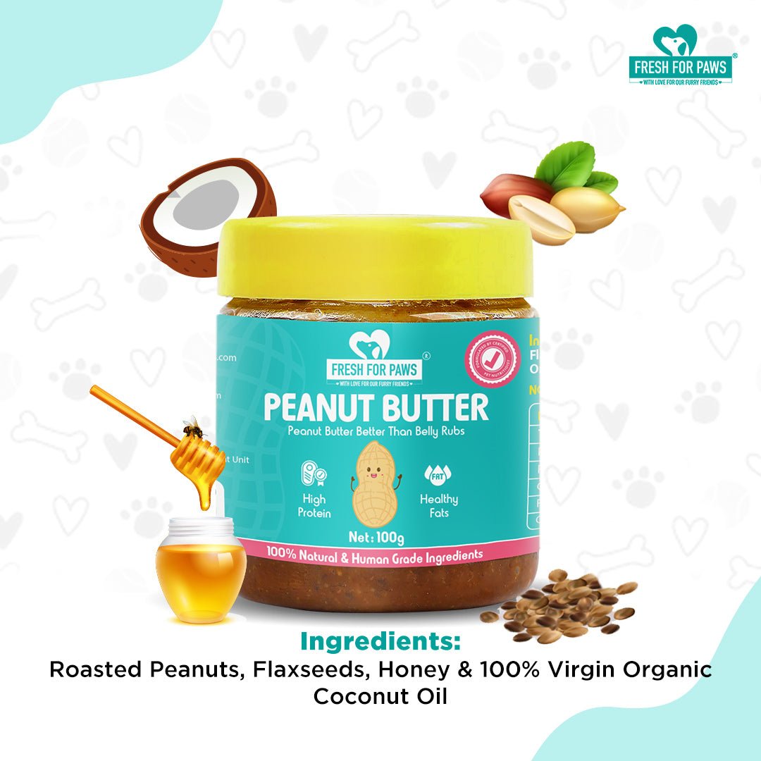 Fresh for Paws Peanut Butter - 100gm - Wagr Petcare
