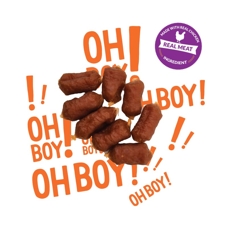 Goofy Tails Chicken Sausage Treats for Dogs and Puppies 70g - Wagr - The Smart Petcare Platform