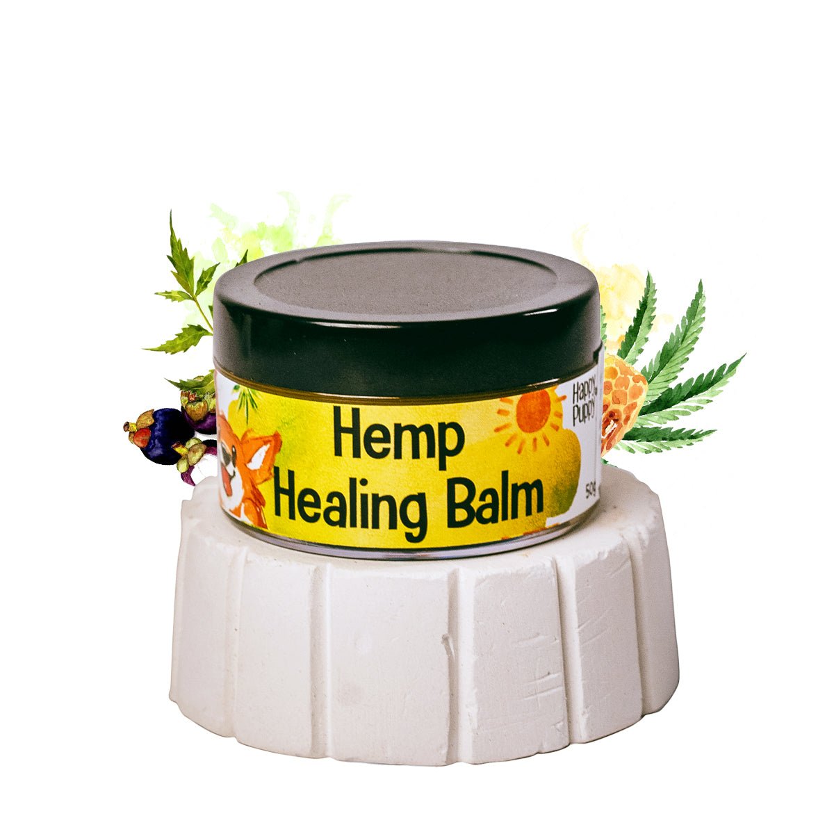 Happy Puppy Organics Hemp Healing Balm 50gm - Wagr - The Smart Petcare Platform