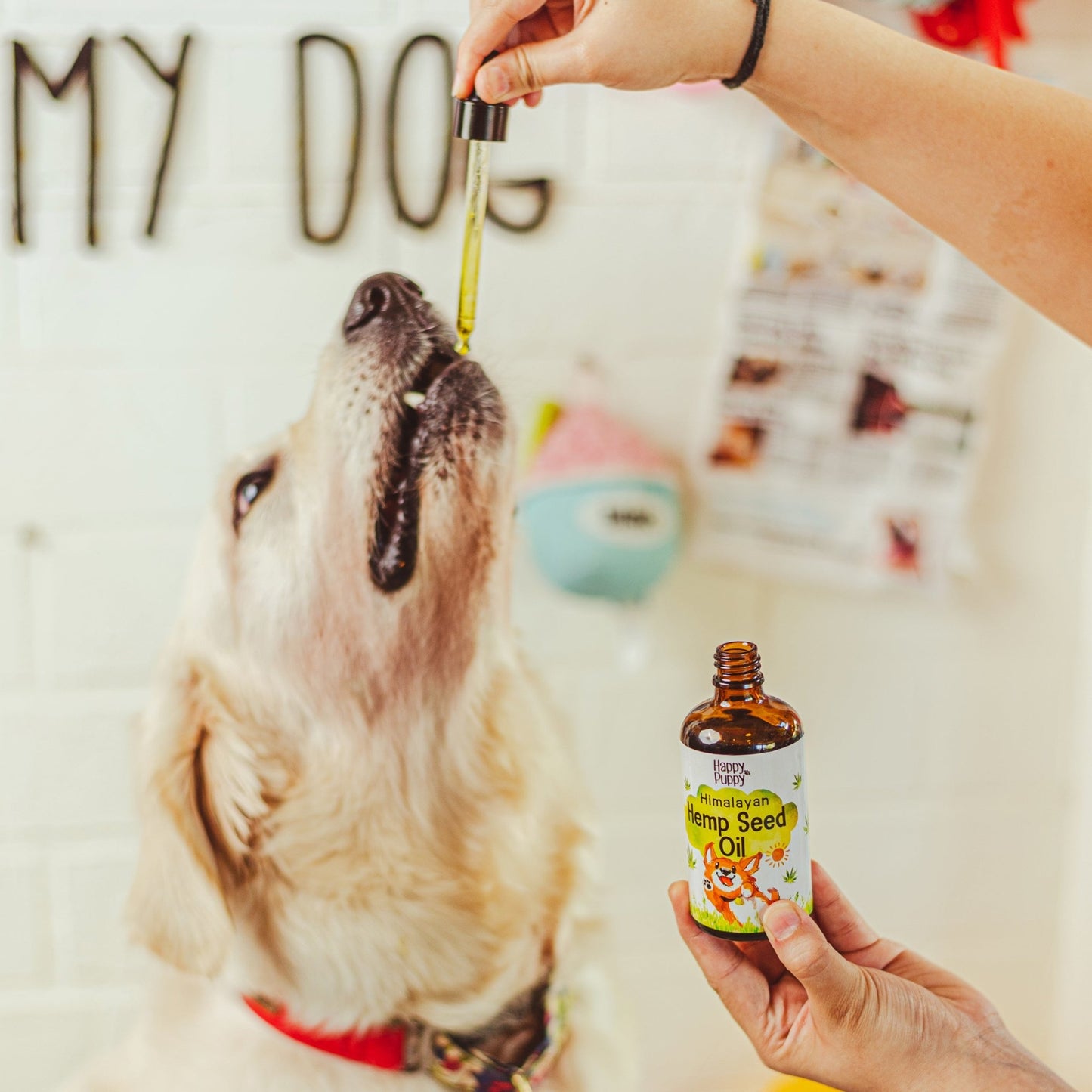 Happy Puppy Organics Hemp Seed Oil 100ml - Wagr - The Smart Petcare Platform