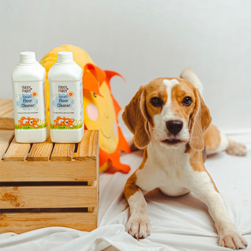 Happy Puppy Organics Natural Enzymatic Floor Cleaner - Wagr - The Smart Petcare Platform
