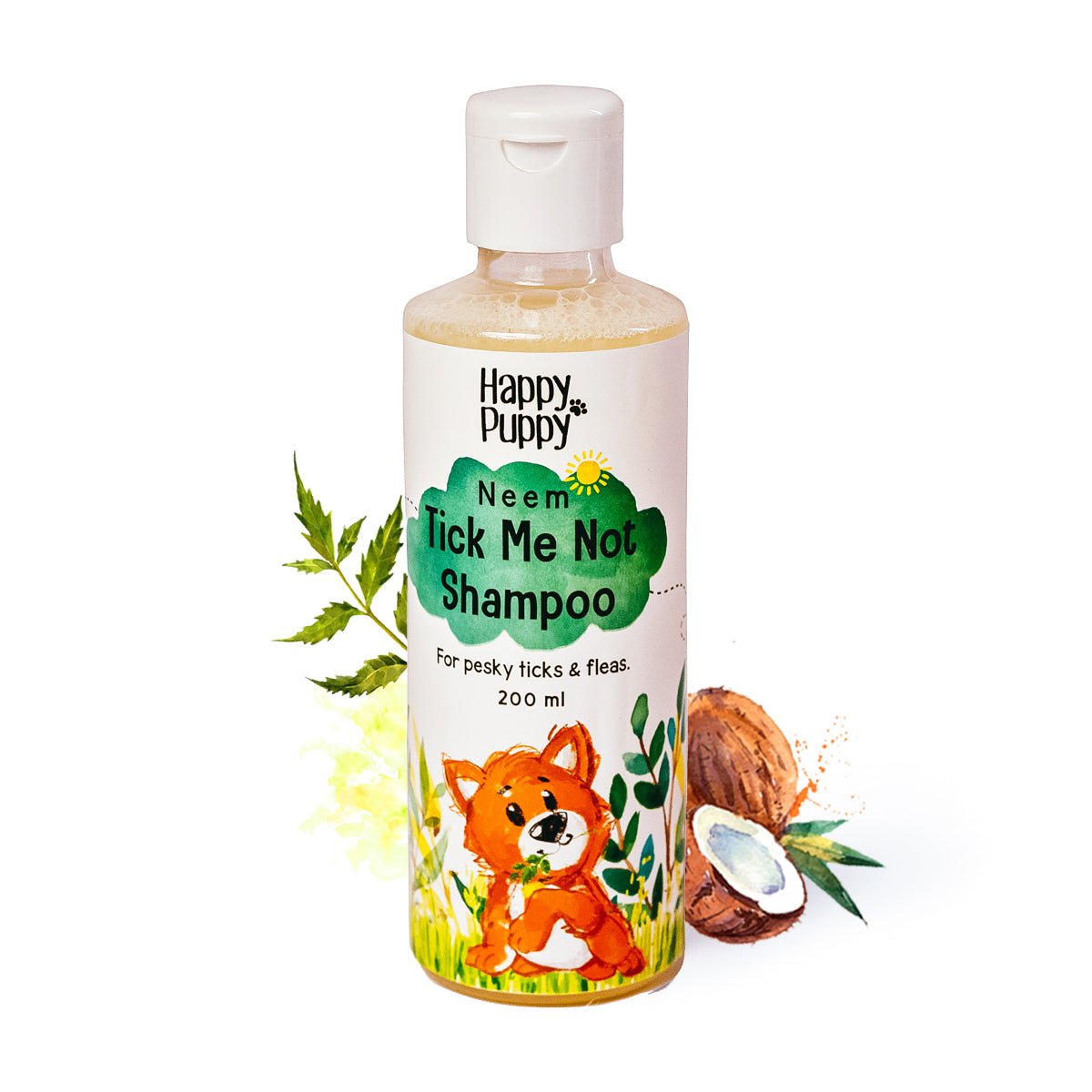Happy Puppy Organics Tick Me Not Shampoo - Wagr - The Smart Petcare Platform