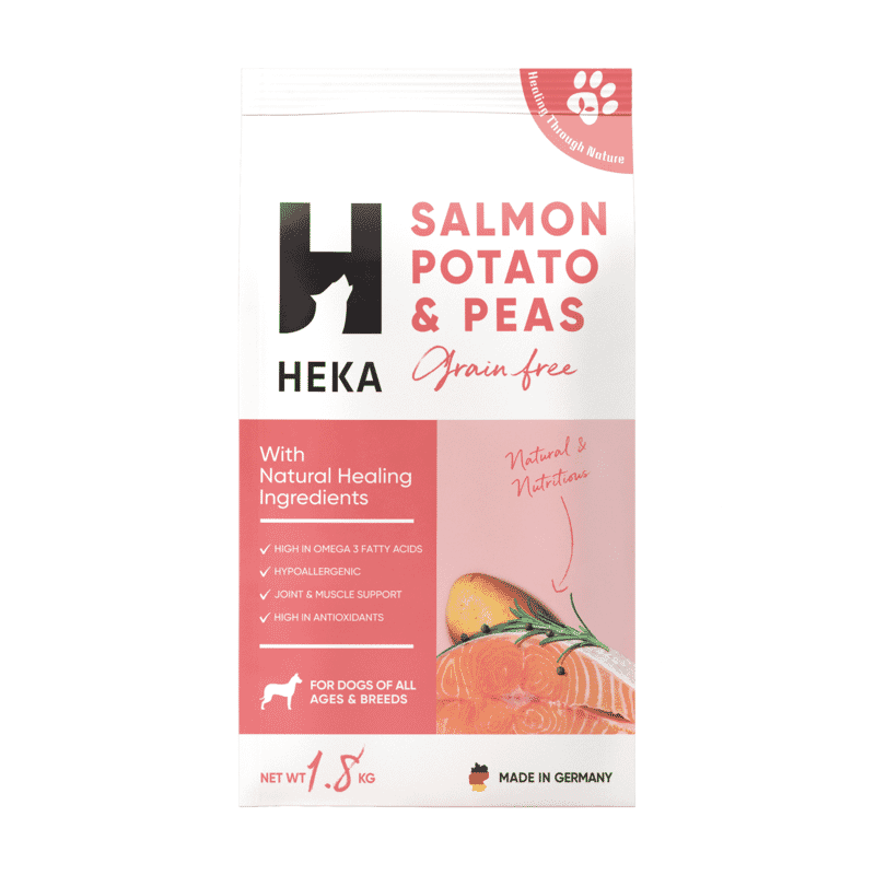 Heka Grain Free Salmon, Potatoes & Peas Dry Dog Food - Wagr Petcare