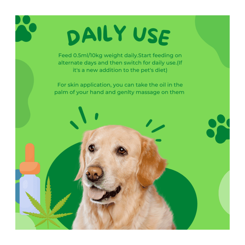 Hemp Oil for Pets by Healing Leaf - Wagr - The Smart Petcare Platform