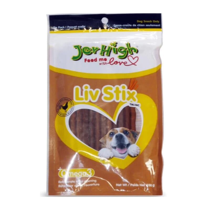 JerHigh Liv Stix Dog Treats, 100 g - Wagr - The Smart Petcare Platform