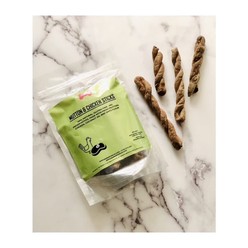 Mutton & Chicken Sticks for Dogs by The Barkery by NV - Wagr - The Smart Petcare Platform