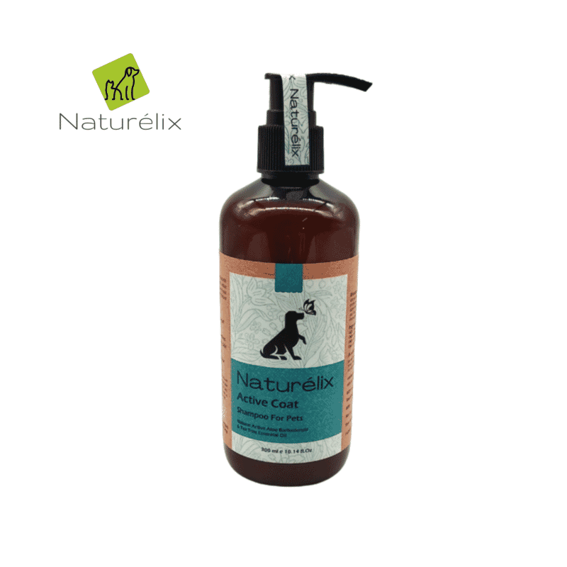 Naturelix Active Coat Dog Shampoo-Itchy Skin and Smooth Coat Dog Shampoo, 300ml - Wagr - The Smart Petcare Platform