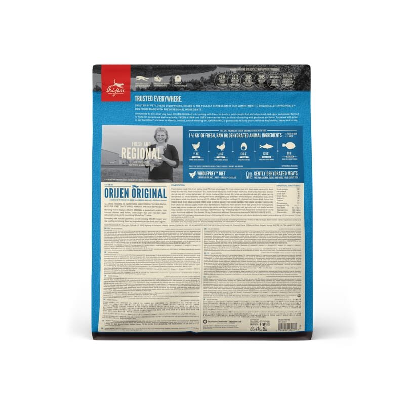 Orijen Original Dry Dog Food - Wagr - The Smart Petcare Platform