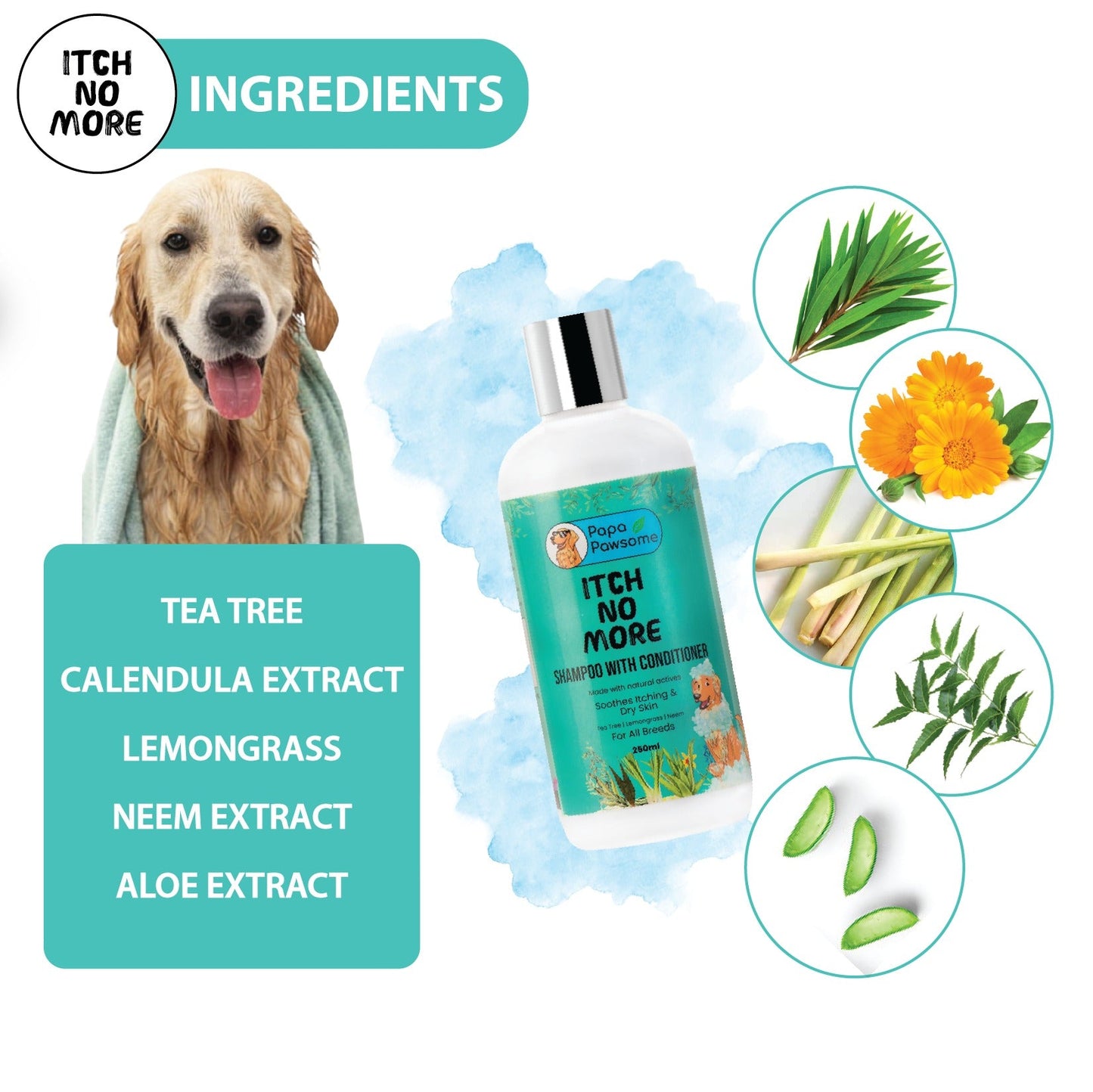 Papa Pawsome Itch No More Spa Kit - Small - Wagr - The Smart Petcare Platform