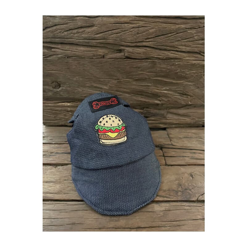 Pawgy Pets Dog Cap : Denim With Patch - Wagr Petcare