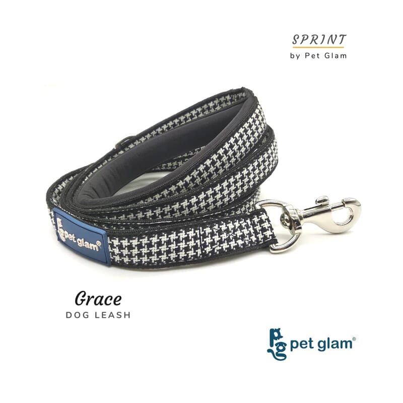 Pet Glam Dog Leash For Small Dogs , Grace - for Big Dogs with Padded Handle - Wagr - The Smart Petcare Platform