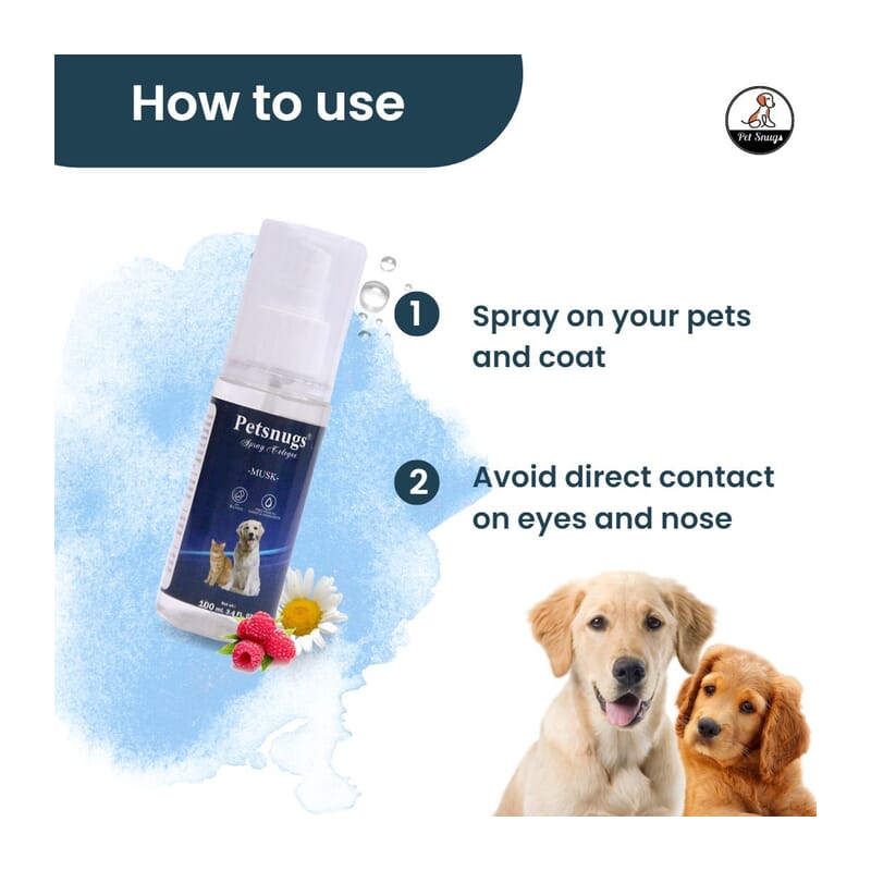 Petsnugs Spray Cologne - Musk - Wagr Petcare