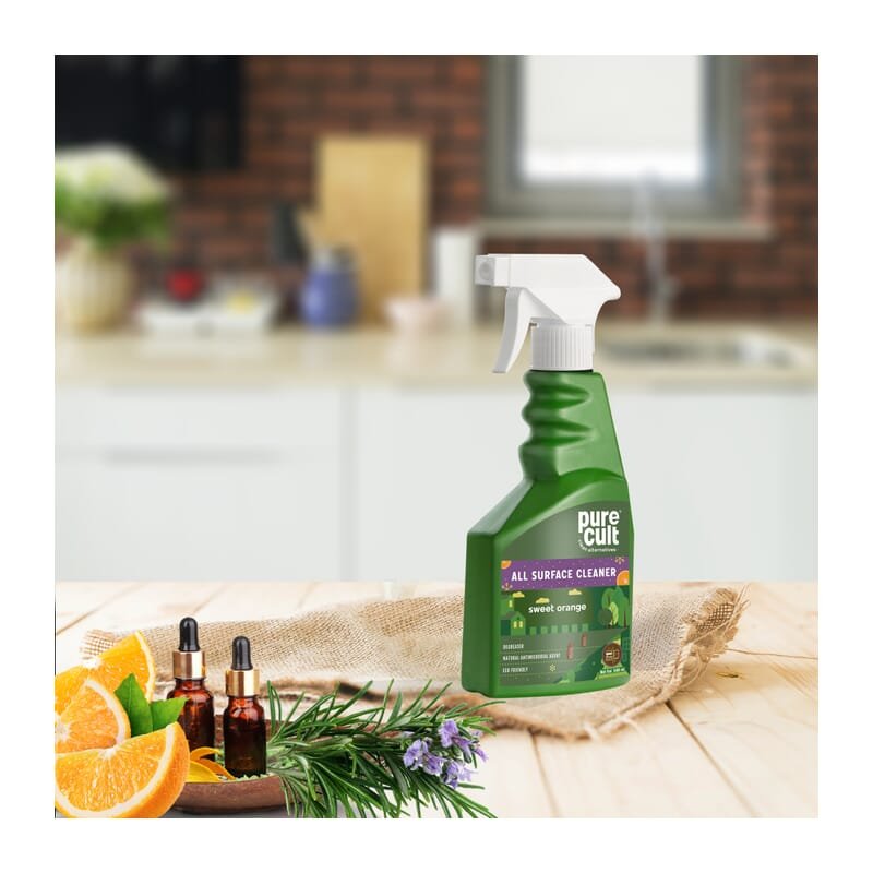Purecult Eco-friendly All Surface Cleaner Sweet Orange (500ml) - Wagr Petcare