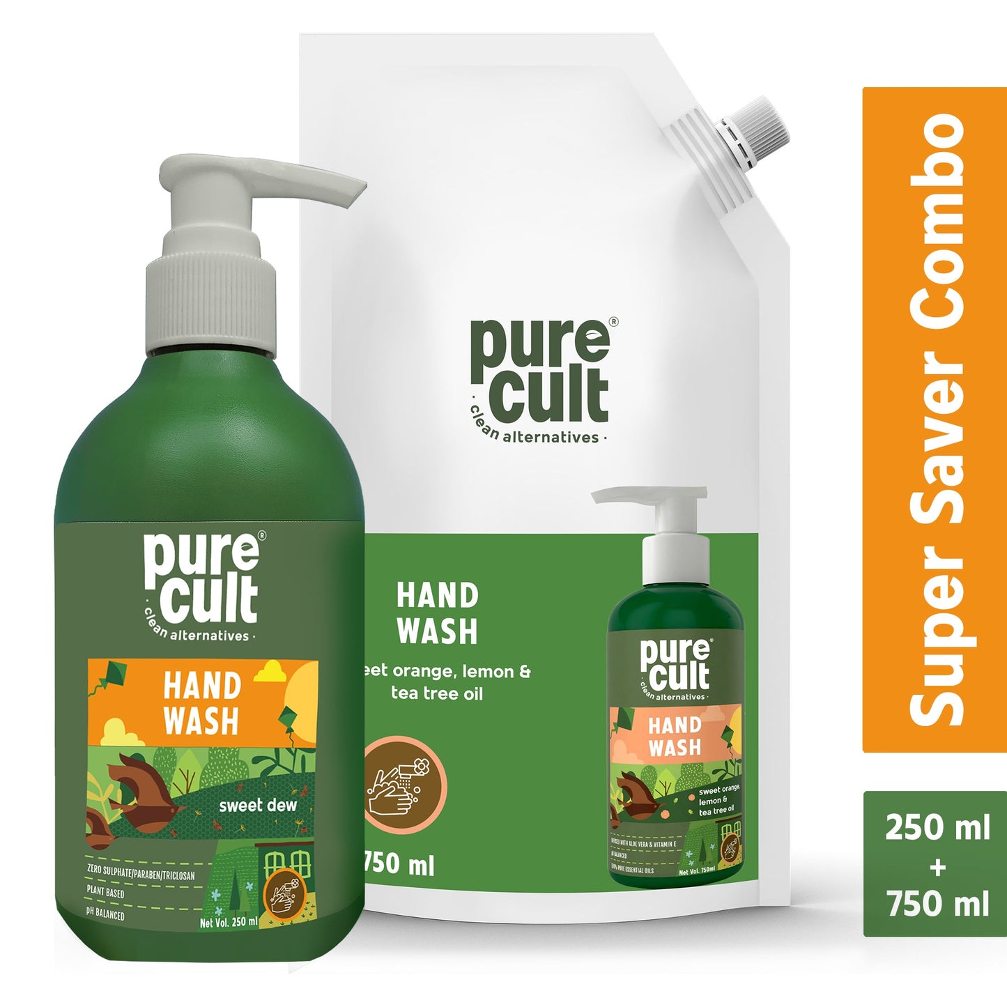 PureCult Sweet Dew Handwash, 250ml - Wagr Petcare