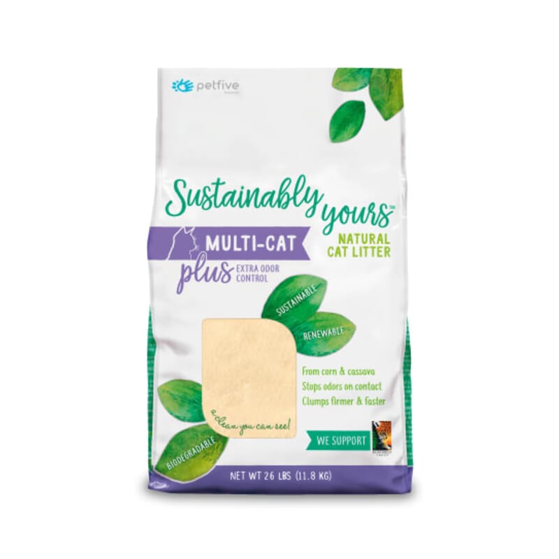 Sustainably Yours Multi-Cat Litter Plus - Wagr - The Smart Petcare Platform