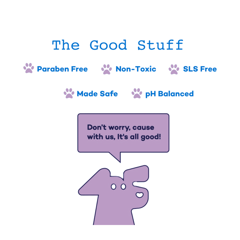 The Good Paws FRESSSSH AF Short Coat Smoothing Dog & Cat Shampoo with Jojoba & Castor Oil - Coconut Mint 250ml - Wagr Petcare