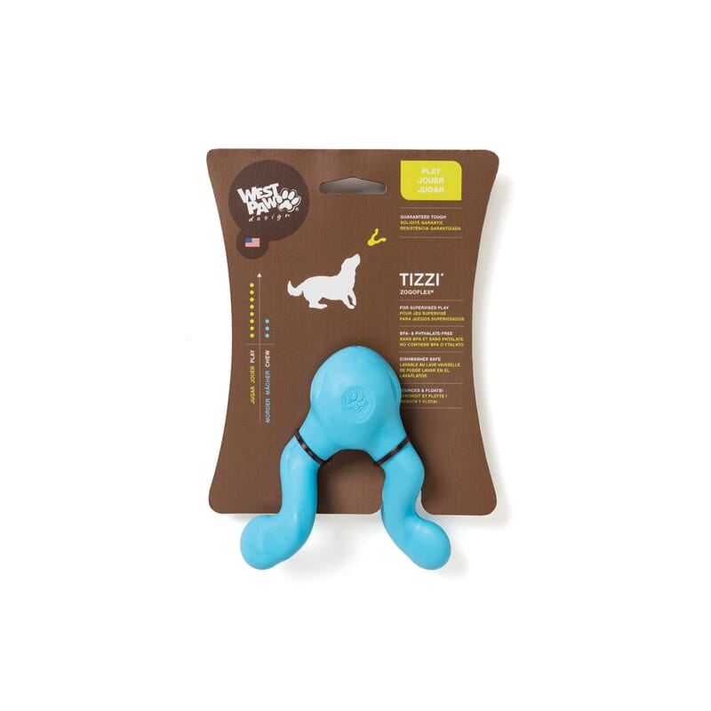 West Paw Zogoflex Tizzi Fetch Play Toy for Dogs - Wagr - The Smart Petcare Platform